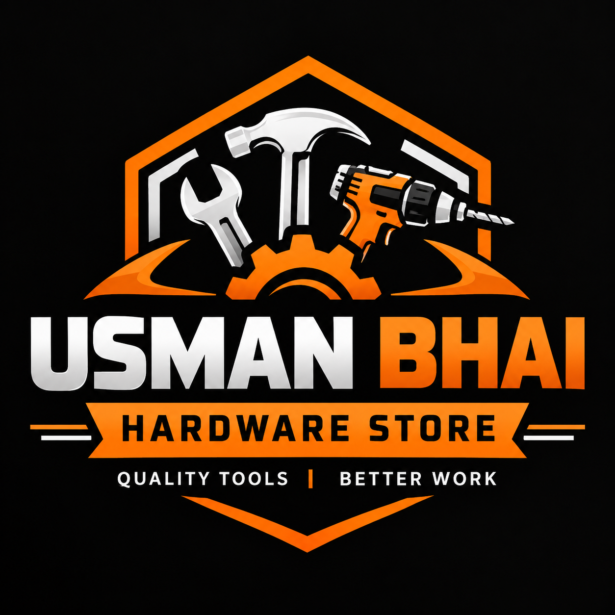 Usman Bhai Hardware Store original logo
