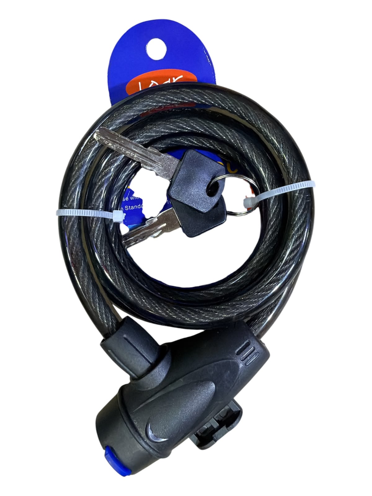 Black Keyed Cable Lock, view 2