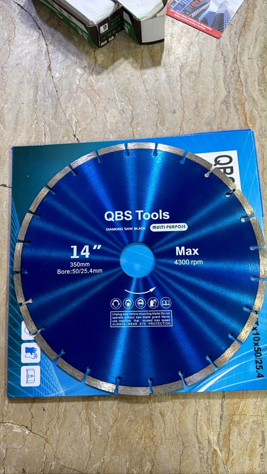 QBS Tools 14-inch Multi-Purpose Diamond Blade