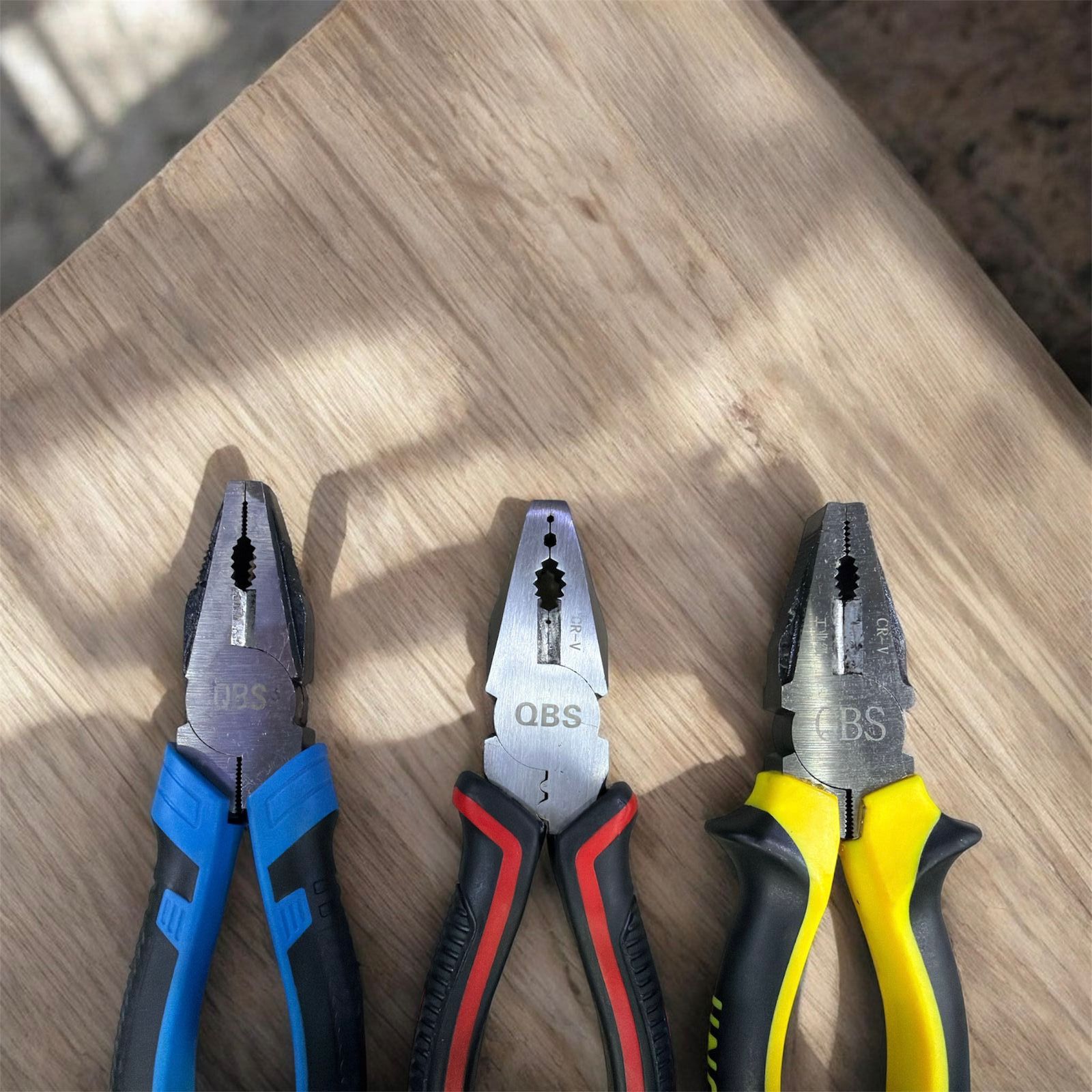 QBS Red & Black Combination Pliers