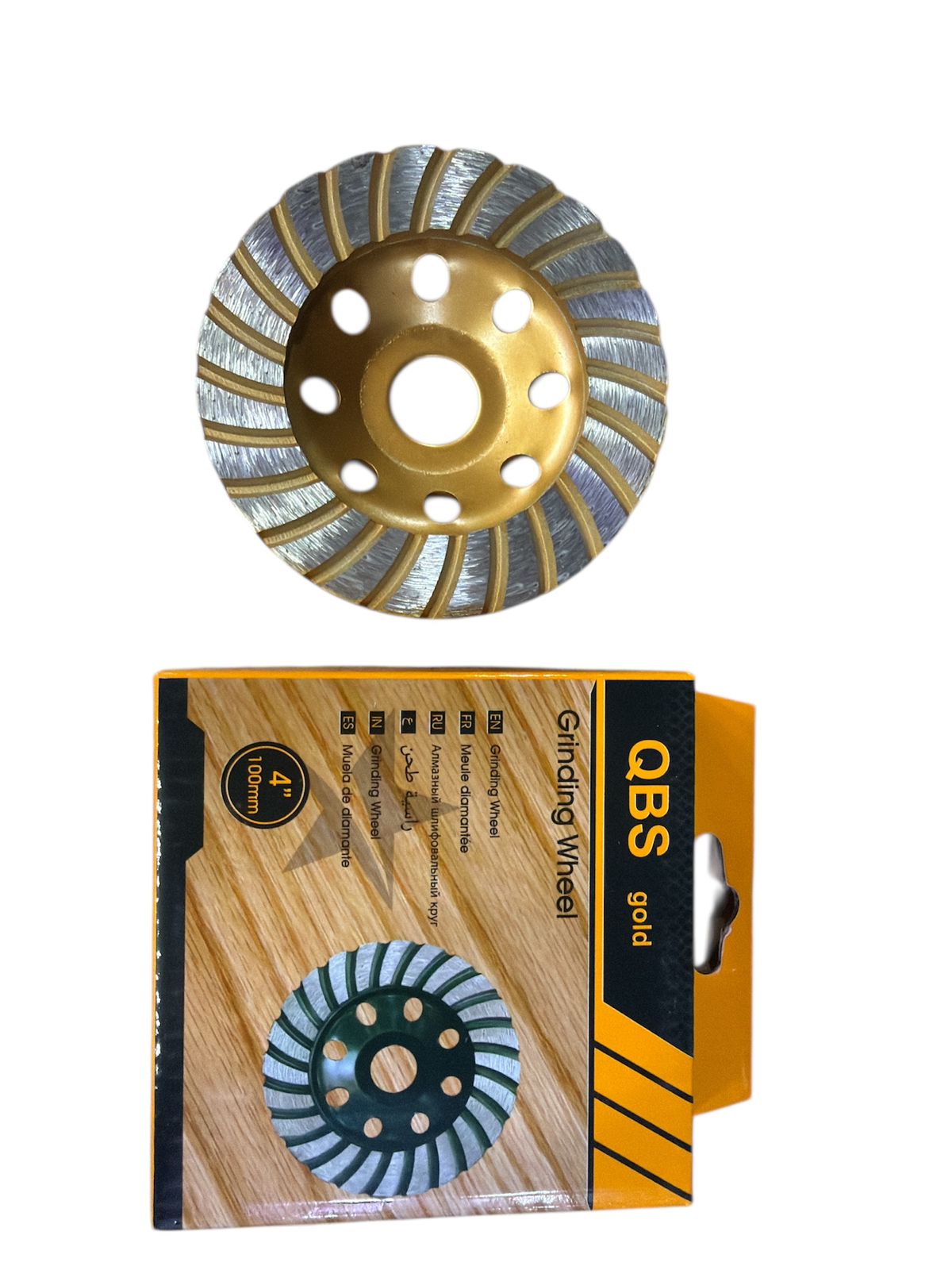 QBS Gold 4-inch Grinding Wheel